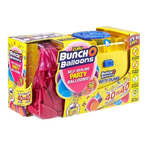 Zuru Bunch O Balloons - Bomba De Inflado Party Con 16 Globos (varios Colores) 4 Zuru Bunch O Balloons - Bomba De Inflado Party Con 16 Globos (varios Colores) - Imagen 4