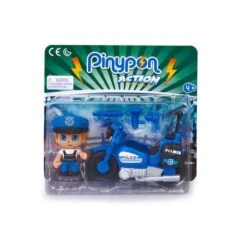 Famosa Pinypon - Moto De Policía Pinypon Action -Juguetería medias 1041