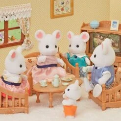 Sylvanian Families - Familia Ratón Marshmallow -Juguetería medias 1133