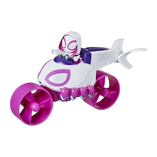 PLAYSKOOL Spidey Y Su Superequipo - Ghost-Spider Y Bici-cóptero Cambiante 2 PLAYSKOOL Spidey Y Su Superequipo - Ghost-Spider Y Bici-cóptero Cambiante - Imagen 2