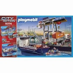 Playmobil - Fabricante De Contenedores 70774 -Juguetería medias 138