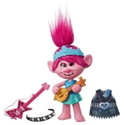 Trolls - Poppy - Muñeca Pop Rock Trolls 2