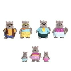 Woodzeez - Familia Ardilla Nicknacker (Grande) -Juguetería medias 1448