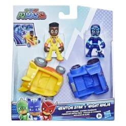 PJ Masks - Pack Newton Star Vs Ninja Nocturno -Juguetería medias 1478