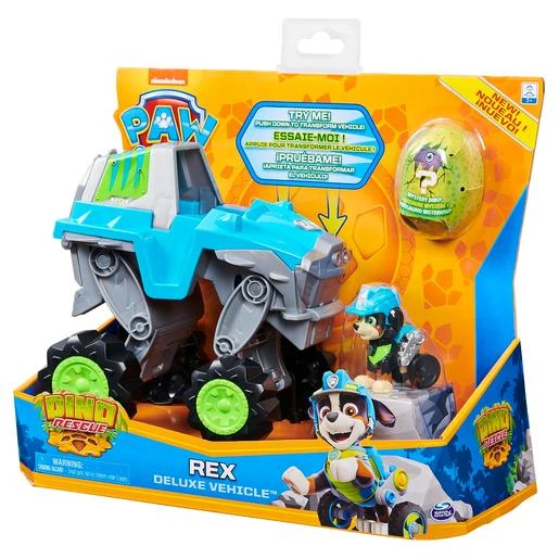 Paw Patrol Patrulla Canina - Rex - Vehículo Dino Deluxe 7 Paw Patrol Patrulla Canina - Rex - Vehículo Dino Deluxe - Imagen 7