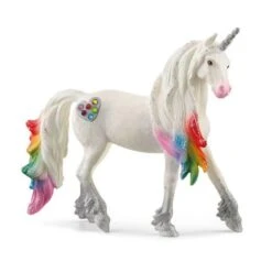 Schleich - Figura De Unicornio Arcoíris Semental Bayala ㅤ