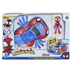 PLAYSKOOL Spidey Y Su Superequipo - Spidey Y Bólido Arácnido Cambiante -Juguetería medias 1674