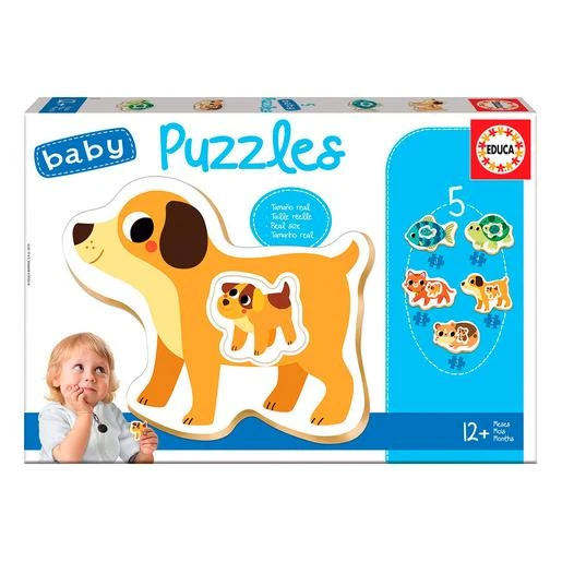 Educa Borrás - Animales Domesticos - Baby Puzzle 1 Educa Borrás - Animales Domesticos - Baby Puzzle