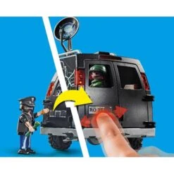 Playmobil - Helicóptero De Policía: Persecución Del Vehículo Huido - 70575 -Juguetería medias 26