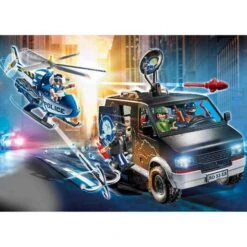 Playmobil - Helicóptero De Policía: Persecución Del Vehículo Huido - 70575 -Juguetería medias 30