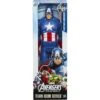 Hasbro - Capitán América - Figura De Titán Capitán América Vengadores Marvel 30cm ㅤ