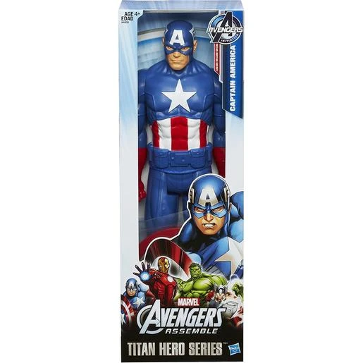 Hasbro - Capitán América - Figura De Titán Capitán América Vengadores Marvel 30cm ㅤ 1 Hasbro - Capitán América - Figura De Titán Capitán América Vengadores Marvel 30cm ㅤ