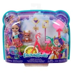 Enchantimals - Pack Muñeca Con Mascota Y Bicicleta -Juguetería medias 403