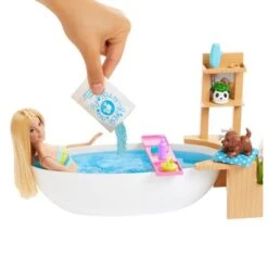 MATTEL Barbie - Muñeca Y Bañera De Burbujas -Juguetería medias 499