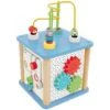 WoodnPlay - Cubo De Actividades De Madera 5 En 1