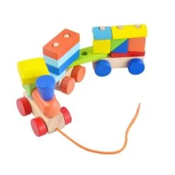 Tren De Bloques De Madera -Juguetería medias 575