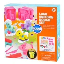 Set De Unicornios Brillantes De Plastilina (Glow In The Dark)