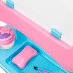 Pizarra Rosa De Doble Cara Con Bandeja -Juguetería medias 647