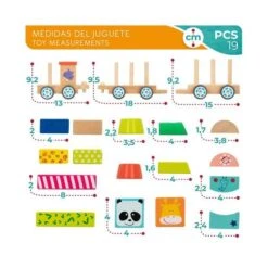 Woomax - Tren Con Animales -Juguetería medias 690