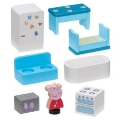 Bandai Peppa Pig - Casa De Madera Con Figura -Juguetería medias 718