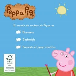 Bandai Peppa Pig - Casa De Madera Con Figura -Juguetería medias 722