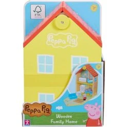Bandai Peppa Pig - Casa De Madera Con Figura -Juguetería medias 723