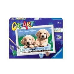 Ravensburger - Pinta 2 Perros Retriever CreArt