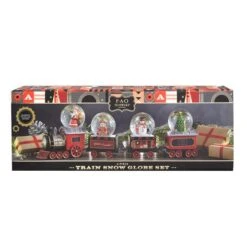 FAO Schwarz - Tren Con Bolas De Nieve Decorativas 5 FAO Schwarz - Tren Con Bolas De Nieve Decorativas -Juguetería medias 811