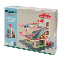 WoodnPlay - Garaje De Madera 3 Niveles 11 WoodnPlay - Garaje De Madera 3 Niveles -Juguetería medias 894