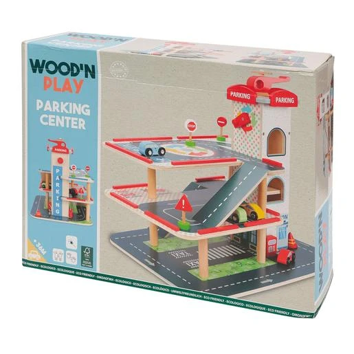 WoodnPlay - Garaje De Madera 3 Niveles 3 WoodnPlay - Garaje De Madera 3 Niveles - Imagen 3