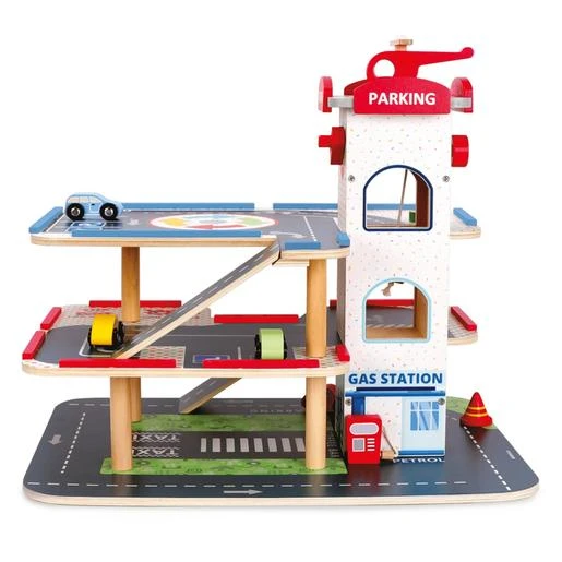 WoodnPlay - Garaje De Madera 3 Niveles 8 WoodnPlay - Garaje De Madera 3 Niveles - Imagen 8