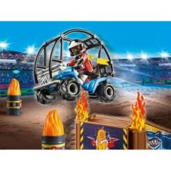 Playmobil - Starter Pack Stuntshow Quad Con Rampa De Fuego 70820 -Juguetería medias 90